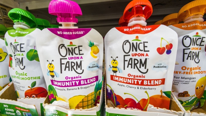 Производитель детского питания Once Upon a Farm выходит на IPO в США